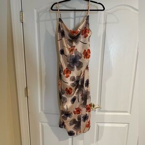 Re:named wrap style cowl dress